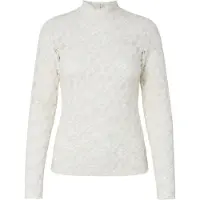 Y.A.S Top 'GAYI' bianco lana