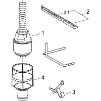 GROHE Kit di conversione completo per cassetta a muro Objekta - 42937000