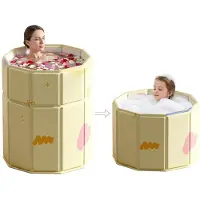 Merkloos Vasca da bagno pieghevole con ingresso facilitato, ideale per anziani e bambini