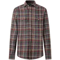 Hackett Camicia 'Heritage Coutry' navy / verde / rosso carminio / bianco