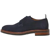 Hackett per uomo. HMS21487 Scarpe derby Egmont blu navy (43), Basso, Camoscio, Stringhe, Casual, Classico