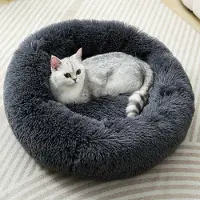 Sonstiges Cuccia confortevole a forma di ciambella per cani e gatti fino a 5 kg, dimensioni 43x12 cm