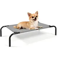 Sonstiges Letto rialzato per cani, struttura in acciaio, rete in tessuto Teslin, dimensioni 90 x 55 x 20 cm