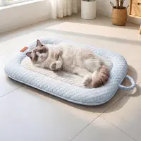 Sonstiges Tappetino refrigerante autogelo per cani e gatti, dimensioni 65x50 cm, colore blu-grigio