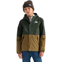 The North Face Boy's WarAntora Rain Jacket Giacca antipioggia Bambini (XS, marrone/olivia)