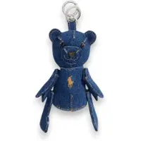 Ralph Lauren per donna. 427P14990001 Ciondolo Polo Bear in denim per borsa, blu (OSFA), Casual, Cotone