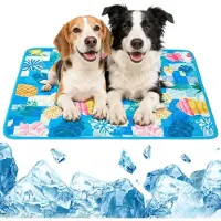 Sonstiges Tappetino refrigerante per cani, autorigenerante, lavabile, traspirante, pieghevole, adatto per interni ed esterni