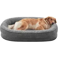 Sonstiges Cuccia ortopedica per cani, grigia, 122x89 cm, impermeabile, con rivestimento in pile e imbottitura a 360°