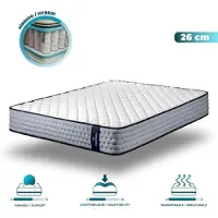 Cecotec Materasso a molle insacchettate Flow 6700 Hybrid 90 x 190 cm