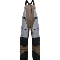 Peak Performance - Salopette da sci impermeabile in GORE-TEX PRO - W Vertical Gore-Tex Pro Bib Terrain Tan Lt Grey in Pelle - Taglia M - Marrone