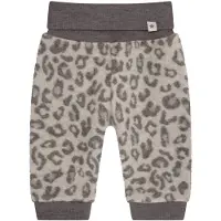 Huttelihut Kid's Pants Wool Fleece Jacquard Pantaloni invernali Bambini (92, grigio)