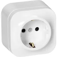 ORNO Presa Schuko , IP20, bianco