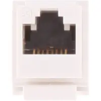 Kontakt-Simon Presa singola per computer RJ45 cat.5e bianca MRJ455e