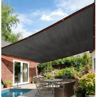 Sonstiges Rete ombreggiante nera, 2x2 metri, ideale per proteggere terrazze, balconi, serre e carport, con una protezione UV del 90%