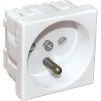 Alantec pz01b presa di corrente bianca