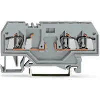 Wago Morsetto base a 3 poli 280-610, 0,08-2,5 mm², grigio