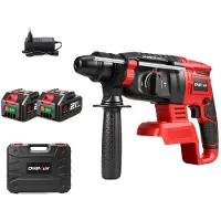 OEM Trapano avvitatore a percussione, motore brushless, funzionamento ad alta velocità, set con 2 batterie