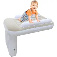 Merkloos Omgoods - Letto gonfiabile per bambini piccoli - Ideale per aerei e automobili, non richiede pompa