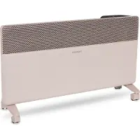 Vonroc Riscaldatore elettrico in tessuto 2000W - inverter - 24m² | WiFi - beige