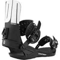 Union - Attacchi da snowboard - Contact Black in Alluminio - Taglia 41-43 - Nero