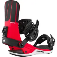 Union - Attacchi da snowboard - Contact Red in Alluminio - Taglia 41-43 - rosso
