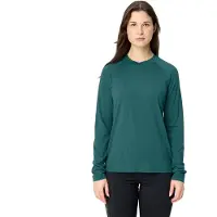 Vaude Women's Essential Wool L/S T-Shirt Maglia merino Donna (42, blu)