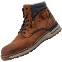 Mustang Boots stringati caramello / nero