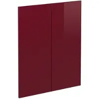 Vicco Frontale cucina R-Line Rosso lucido 59.2 x 71.3 cm frontale del mobile per mobile base, Model 41231