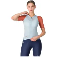 Castelli Women's Corretto Jersey Maglietta da ciclismo Donna (M, grigio)