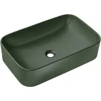 AC-DÉCO Lavabo da appoggio KAMA verde 60 cm