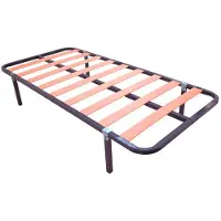 Dripio Griglia di supporto in ottone, dimensioni 90x190 cm, struttura in acciaio da 30x30 mm, con piedi, verniciata con vernice epossidica grigia