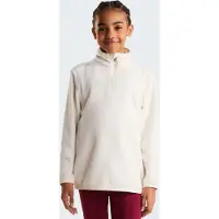 The North Face Teen's Glacier 1/4 Zip Pullover Pullover in pile Bambini (XL, bianco)