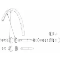 Mavic Raggi Posteriori Crossmax Pro 19 29´´