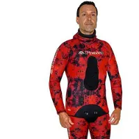 Picasso Giacca Da Pesca Subacquea Camo Blood 3 Mm