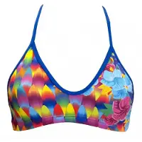Turbo Top Bikini Surf And Flower