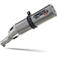 Gpr Exhaust Systems Silenziatore Omologato Slip On M3 Titanium Natural Moto Guzzi Griso 850 06-15 Gu.23.m3.tn