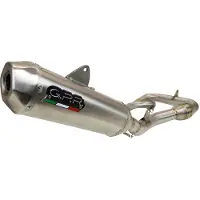 Gpr Exclusive Silenziatore Slip-on Non Omologato Pentacross Inox Yamaha Wr 450 F 12-15