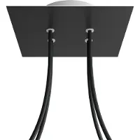 Creative Cables Kroq204f103 Rose-one Quadrato Nero Opaco Kit Di Rose