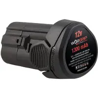Worgrip Batteria 1.3ah 12v Nero Nero Taglia Unica