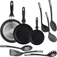 Wellhome Set Di Padelle 16/20/24 Cm 3 Pezzi