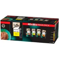Sheba Confezione Assortita Di Cibo Umido Per Gatti Al Pollame 40x85g