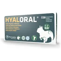 Pharmadiet Integratore Per Cani Hyaloral Razas Pequeñas Y Medianas 30 Cpd