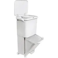 Wellhome Pattumiera Per La Raccolta Differenziata Con Pedale 38l