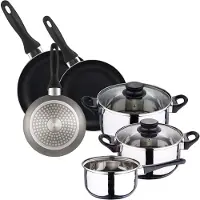 Wellhome Set Di Pentole E Padelle Pk8194 8 Pezzi