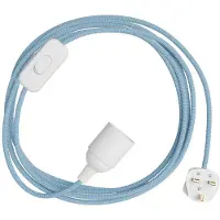 Creative Cables Portalampada Con Cavo Snakebis Shade Ready E14