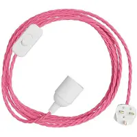 Creative Cables Portalampada Con Cavo Snakebis Twisted E14
