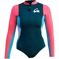 Kynay Muta Shorty Da Donna A Maniche Lunghe Con Cerniera Posteriore Ultra Stretchy Surfing 2 Mm