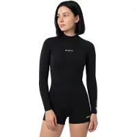 Mystic Muta Shorty Da Donna A Maniche Lunghe Con Cerniera Posteriore Lunar 2/2 Mm