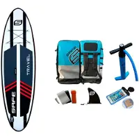 Safe Waterman Set Di Paddle Surf Gonfiabile Travel 9´6´´