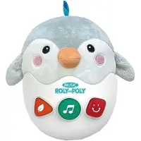 Creaciones Llopis Uovo Pinguino Musicale Luce Suono Melodie 22 Cm